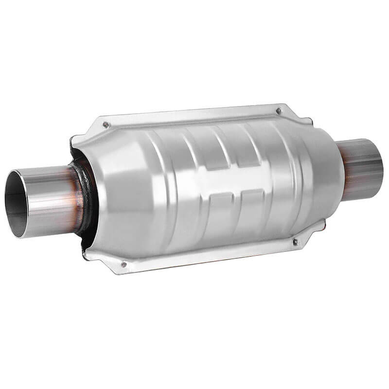 2" Inlet/Outlet Universal Catalytic Converter with O2 Port and Heat